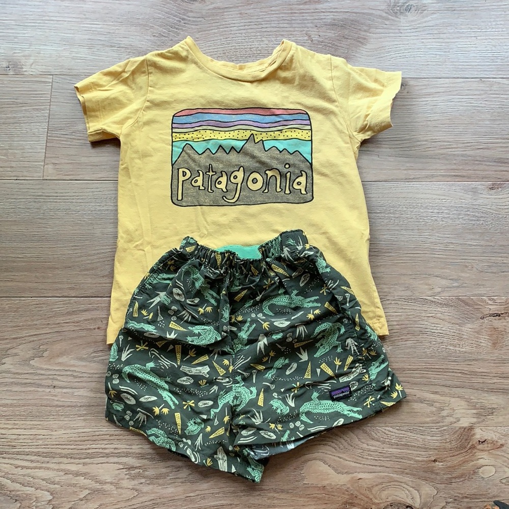 Patagonia Shirt and Shorts